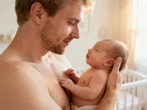 Dziecko rysuje kolorową papugę na dużej kartce papieru w przytulnym, słonecznym pokoju zabaw.